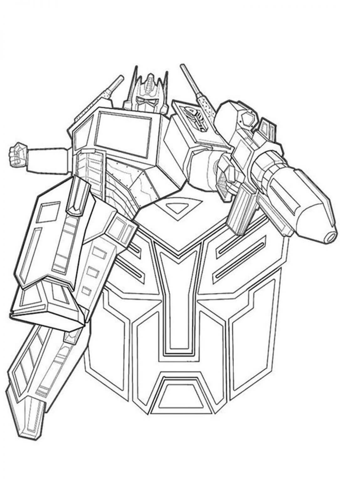 Desenhos de Autobot Transformer para colorir