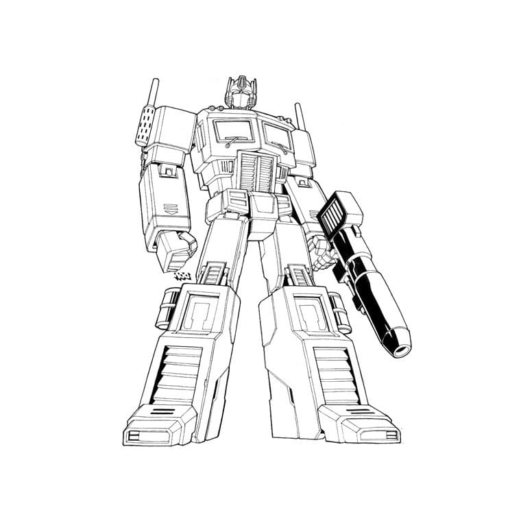 Desenhos de Desenhar Optimus Prime para Imprimir para colorir