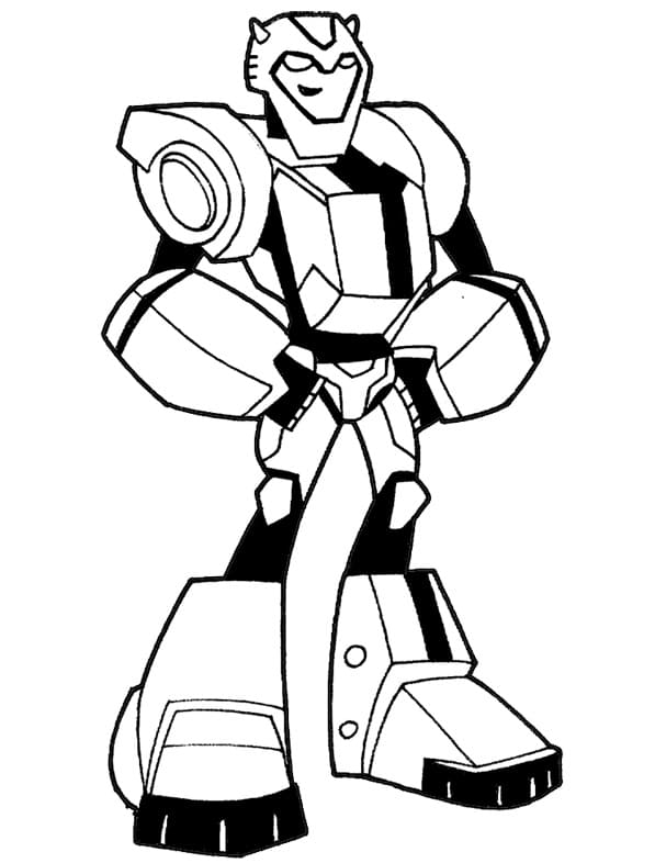 Desenhos de Desenhar Transformers Animados Bumblebee para colorir