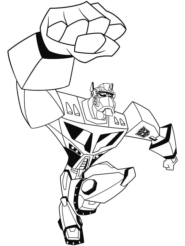 Desenhos de Desenhar Transformers Animados Optimus Prime para colorir