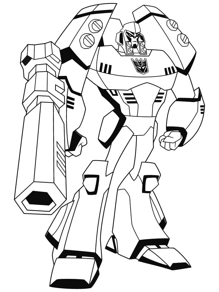 Desenhos de Desenhar Transformers Megatron Desenho Animado para colorir