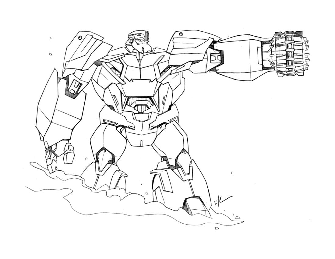 Desenhos de Desenhe Bulkhead de Transformers para colorir