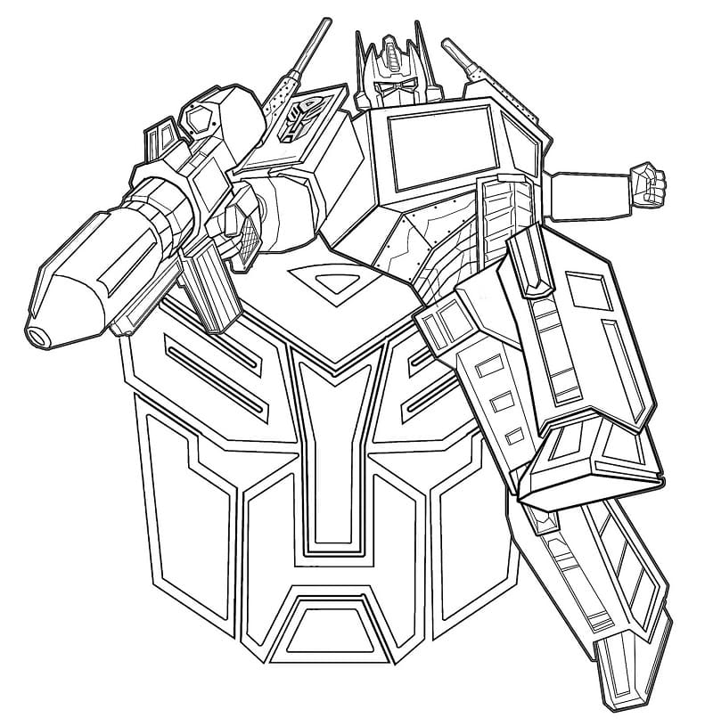 Desenhos de Desenhe Optimus Prime Transformers para colorir