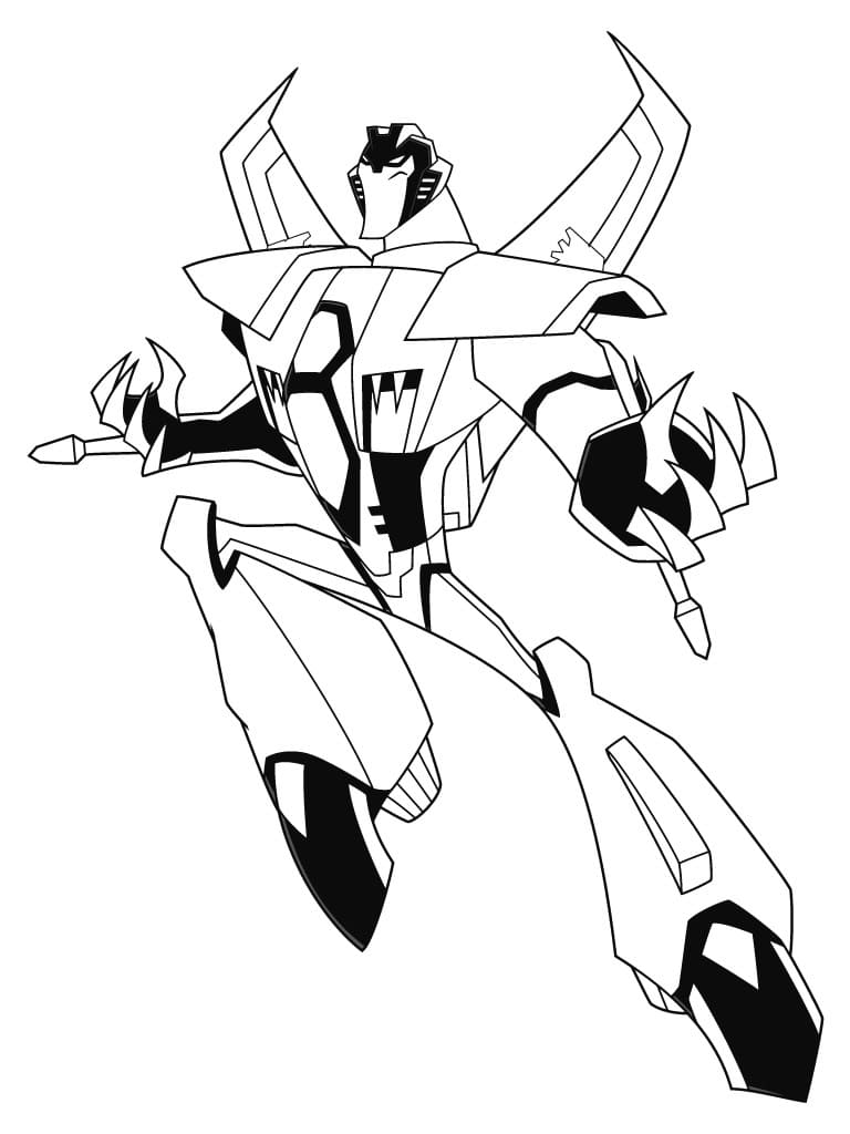 Desenhos de Desenhe Transformers Starscream para colorir