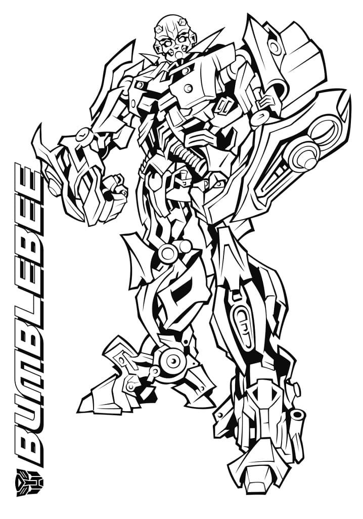 Desenhos de Desenhe o Bumblebee em Transformers para colorir