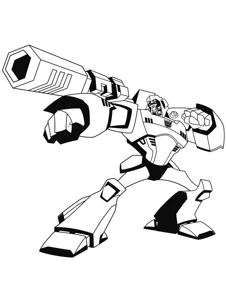 Desenhos de Desenhe o Megatron Maligno para colorir