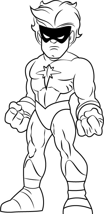 Desenhos de Capitão Marvel Irritado para colorir