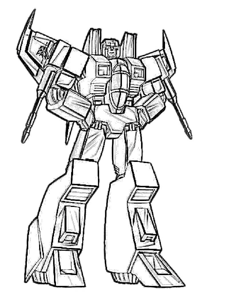 Desenhos de Decepticon Transformers Vôo para colorir