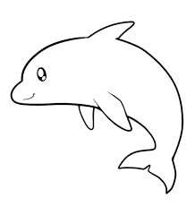 Golfinhos Sorridentes para colorir