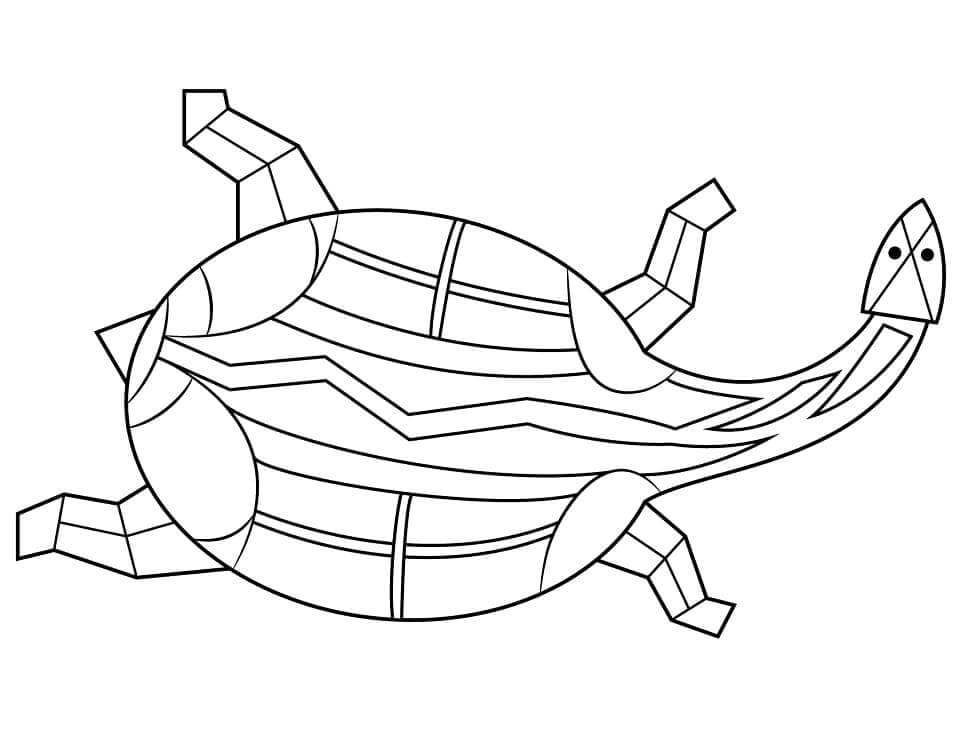 Desenhos de Grande Tartaruga para colorir