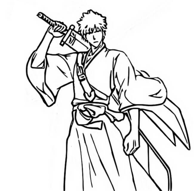 Desenhos de Ichigo Formulário 1 para colorir