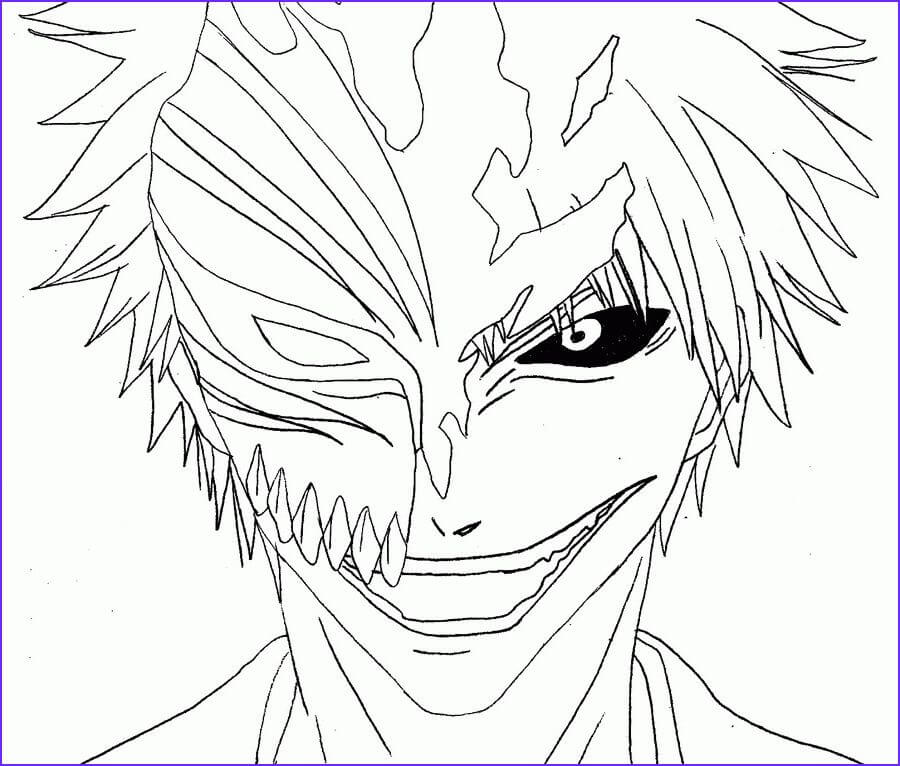 Desenhos de Ichigo oco para colorir
