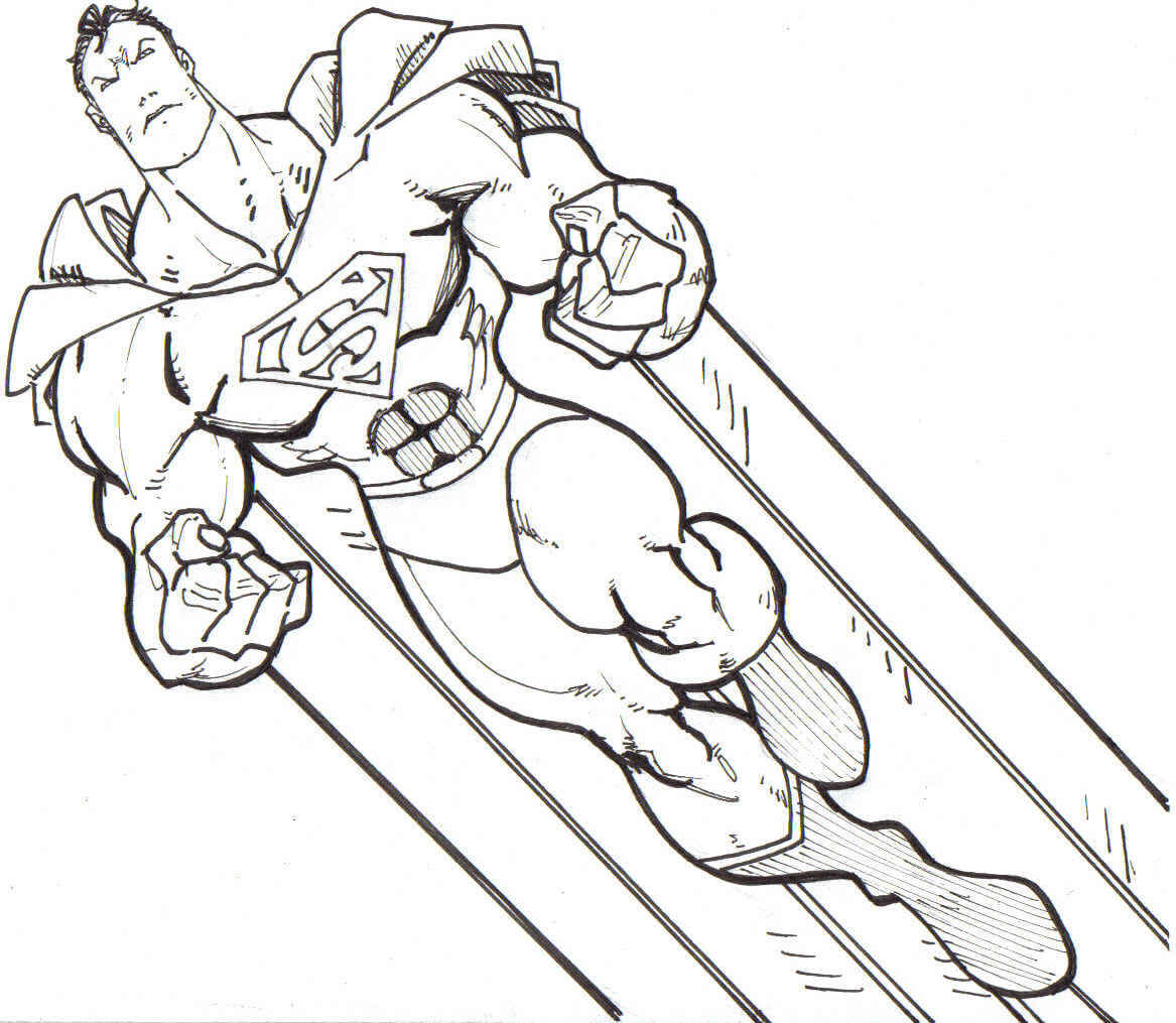 Desenhos de Bom Super-Homem para colorir