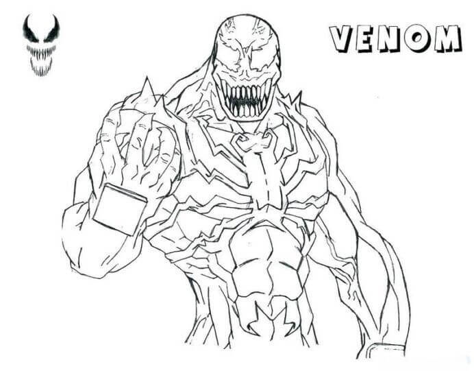 Desenhos de Bom Venom para colorir
