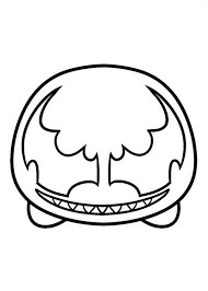 Cabeça Venom Fofo para colorir