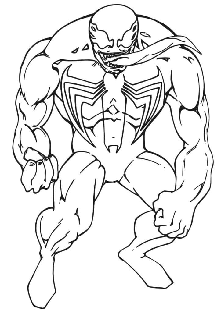 Desenhar Marvel Venom para colorir