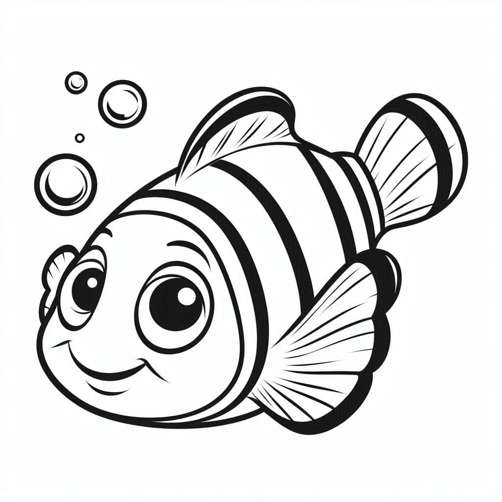 Desenhos de Desenhe Nemo para impressão gratuita para colorir