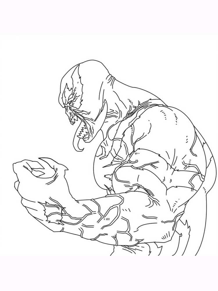 Desenhe Venom de graça para colorir