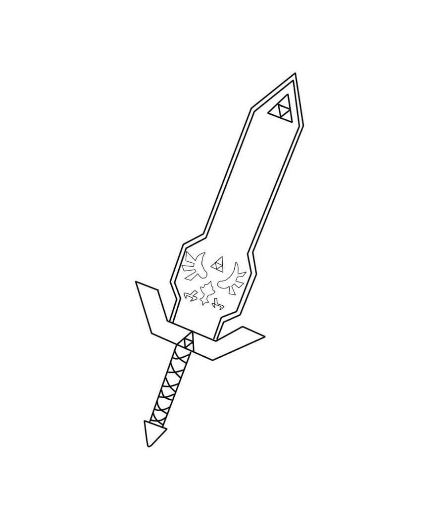 Desenhos de Espada Incrivel para colorir