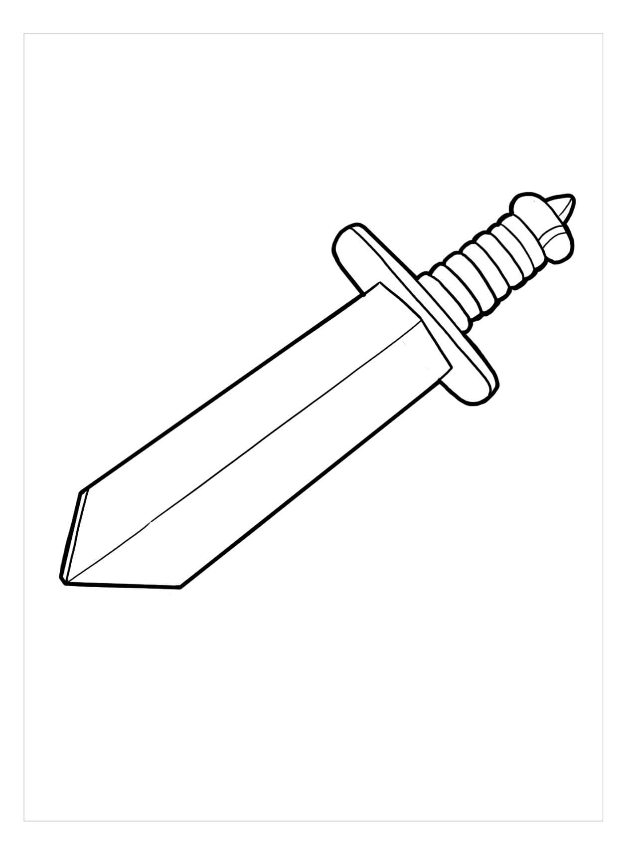 Desenhos de Espada Legal para colorir