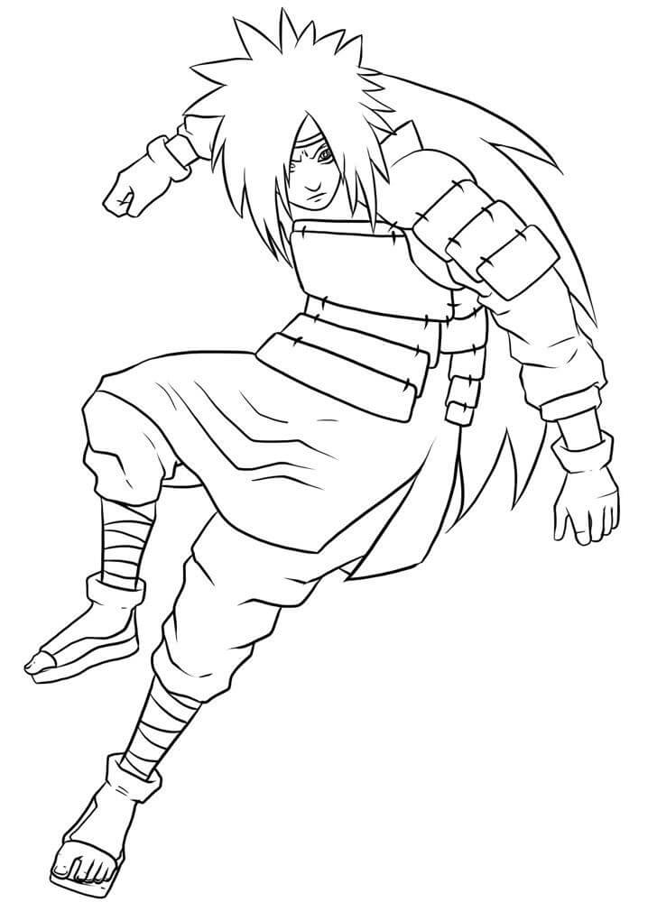 Grande Madara Uchiha para colorir