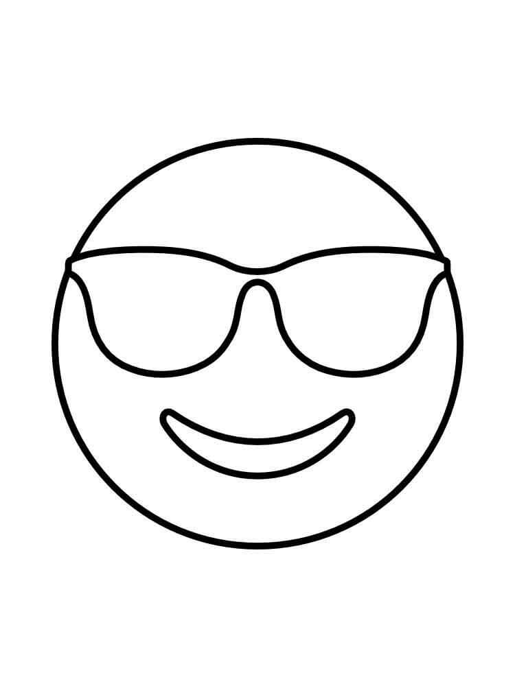 Desenhos de Legal Diversão Emoji para colorir