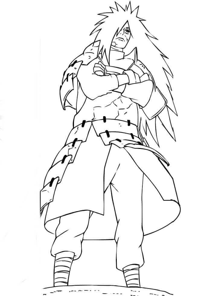 Legal Madara Uchiha Edo Tensei para colorir