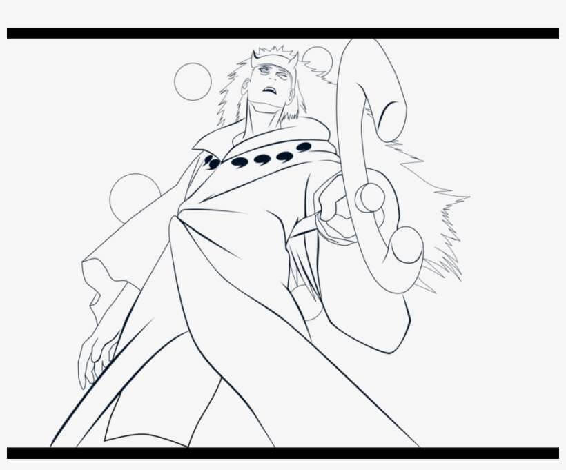 Madara Uchiha Seis Caminhos Lutando para colorir