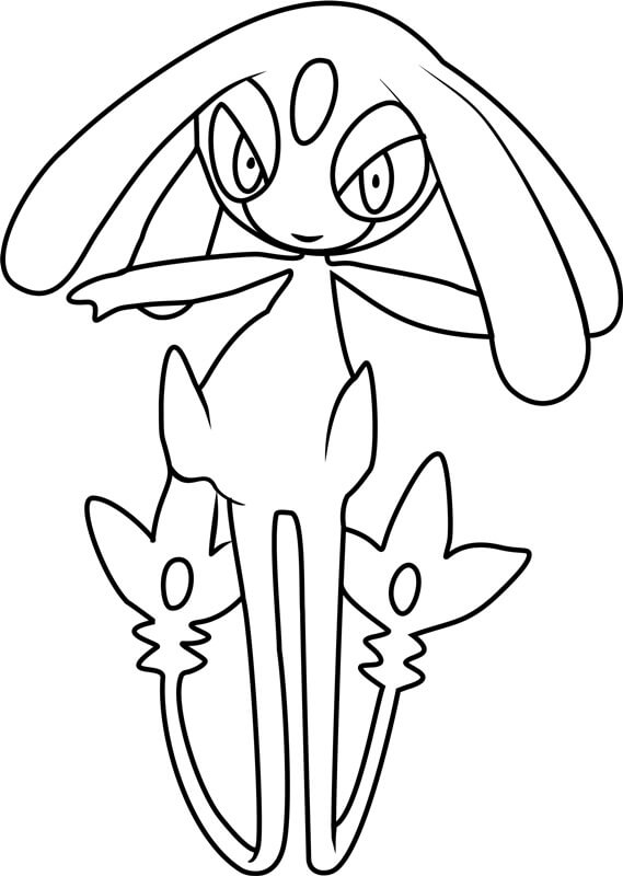 Desenhos de Pokémon Mesprit para colorir