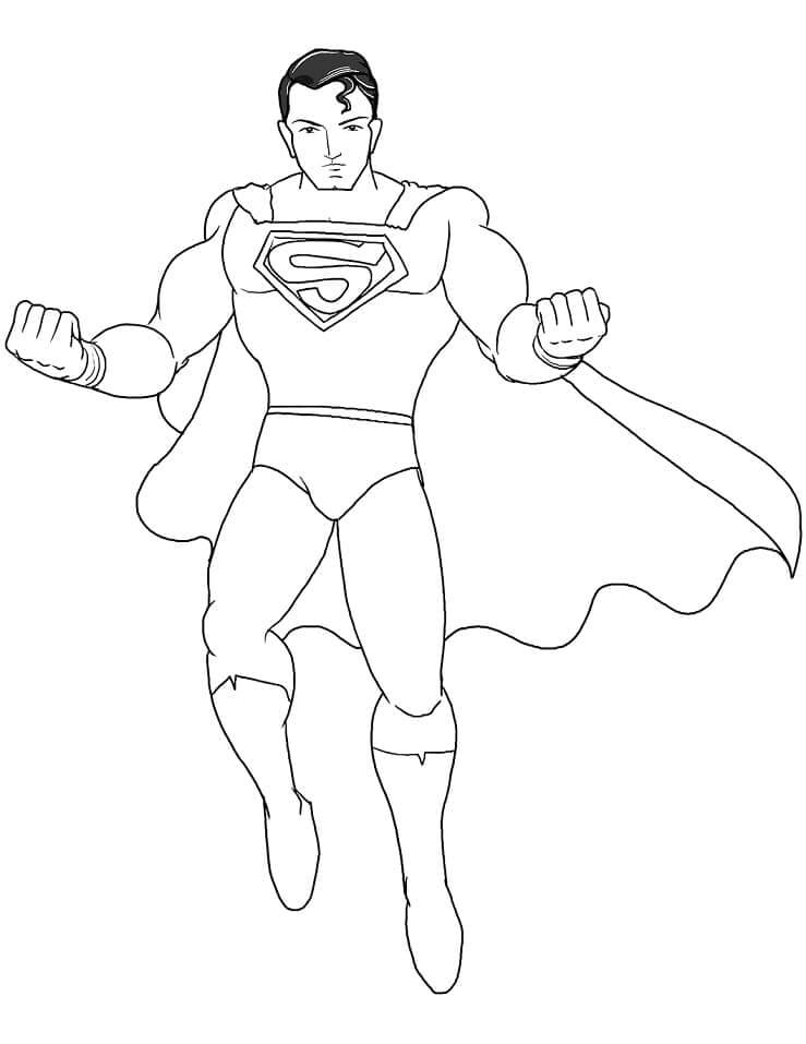 Desenhos de Super-Homem Forte para colorir