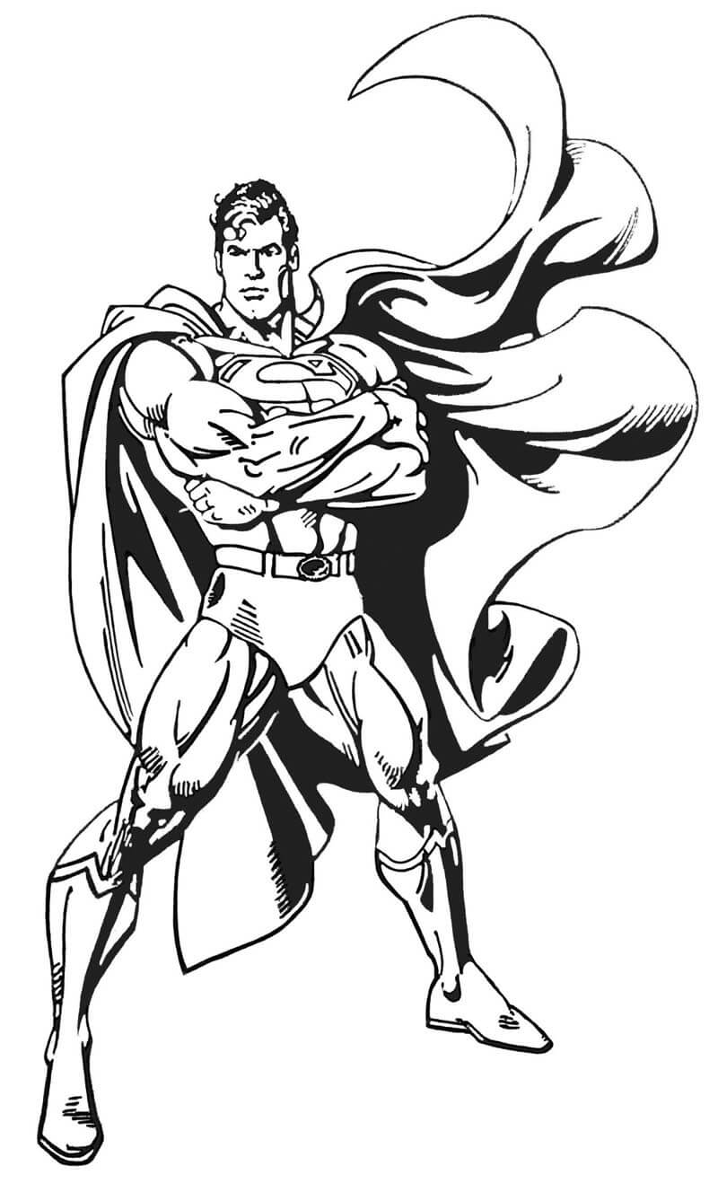 Super-Homem Perfeito para colorir