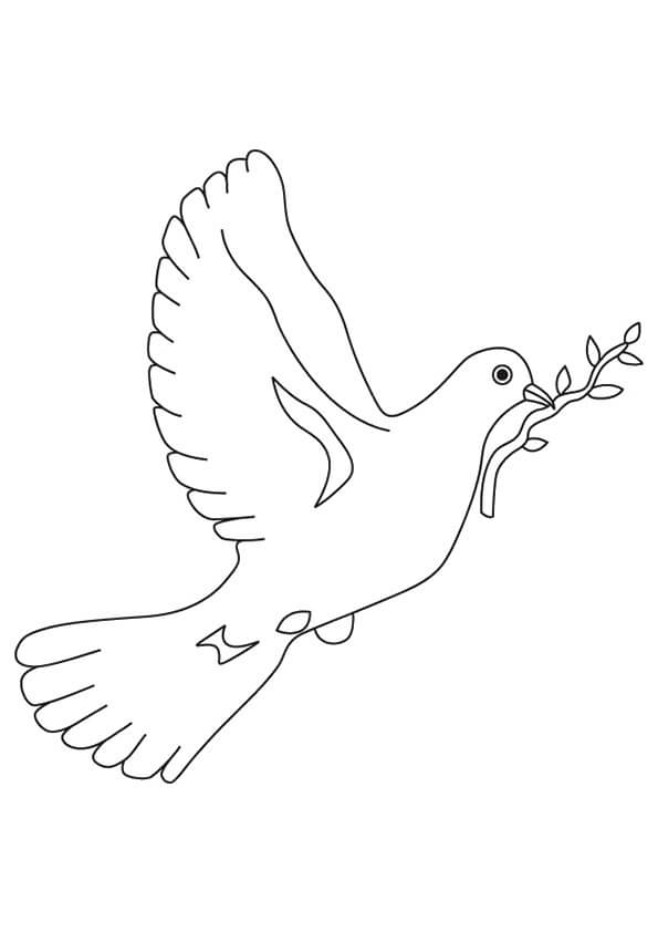 The Symbol Of Peace para colorir
