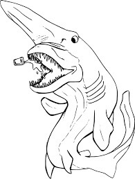 Goblin Tubarão para colorir