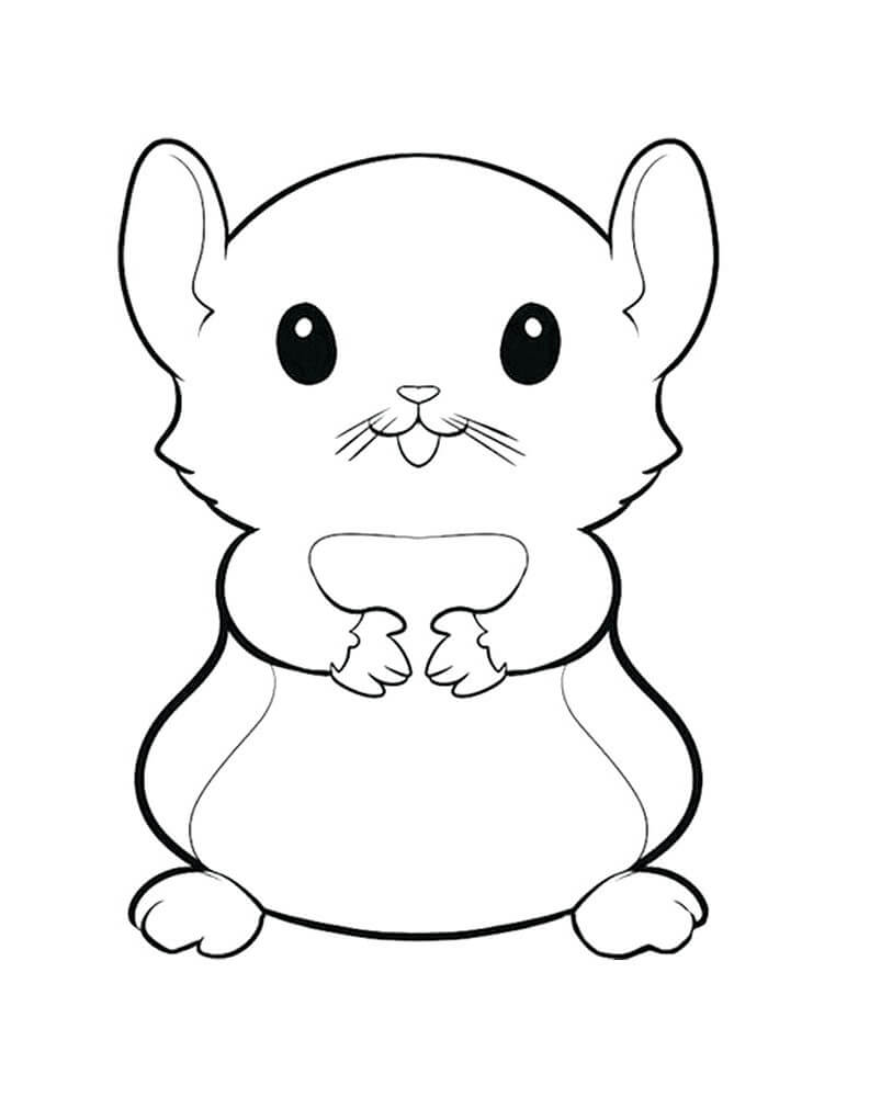 Desenhos de Grande Hamster para colorir