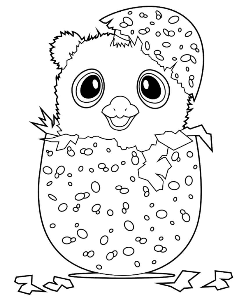 Desenhos de Hatchimals Colleggtibles Hamsters para colorir