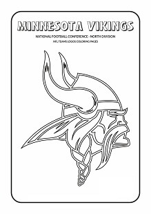 Logotipo De Minnesota Vikings para colorir