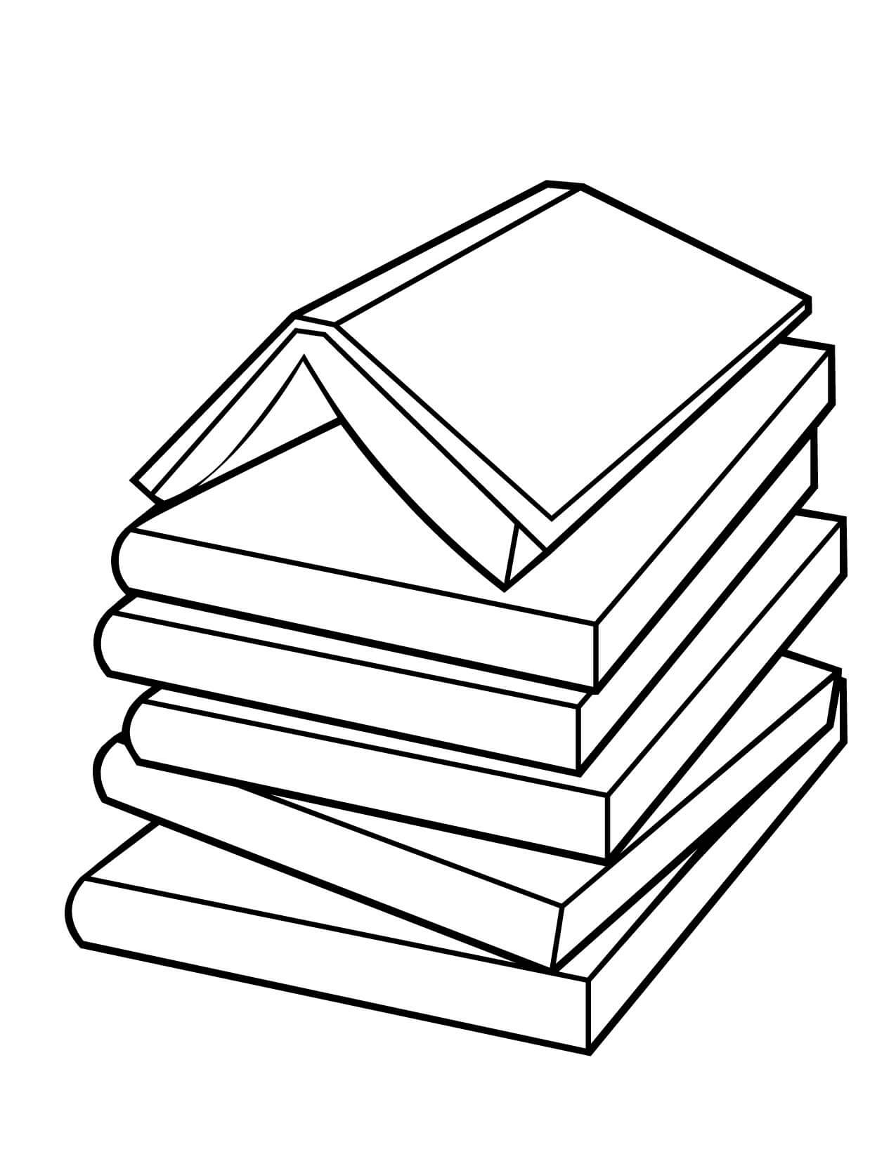 Desenhos de Seis Livros para colorir