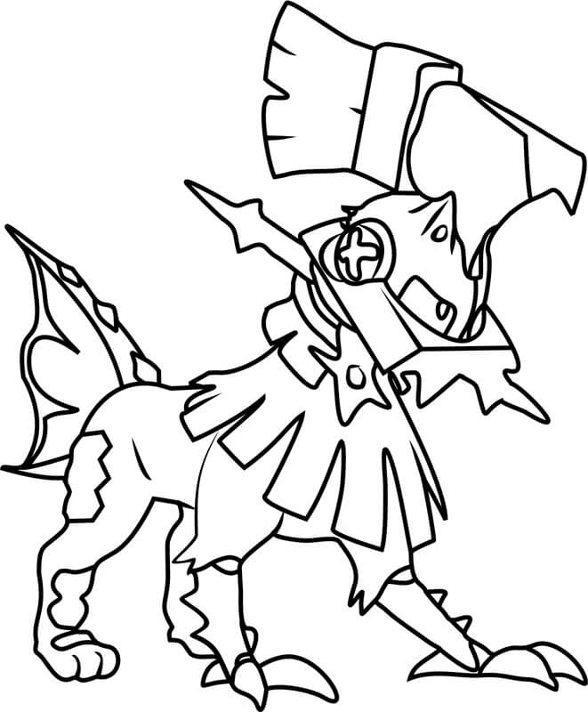 Desenhos de Tipo De Pokémon Nulo para colorir