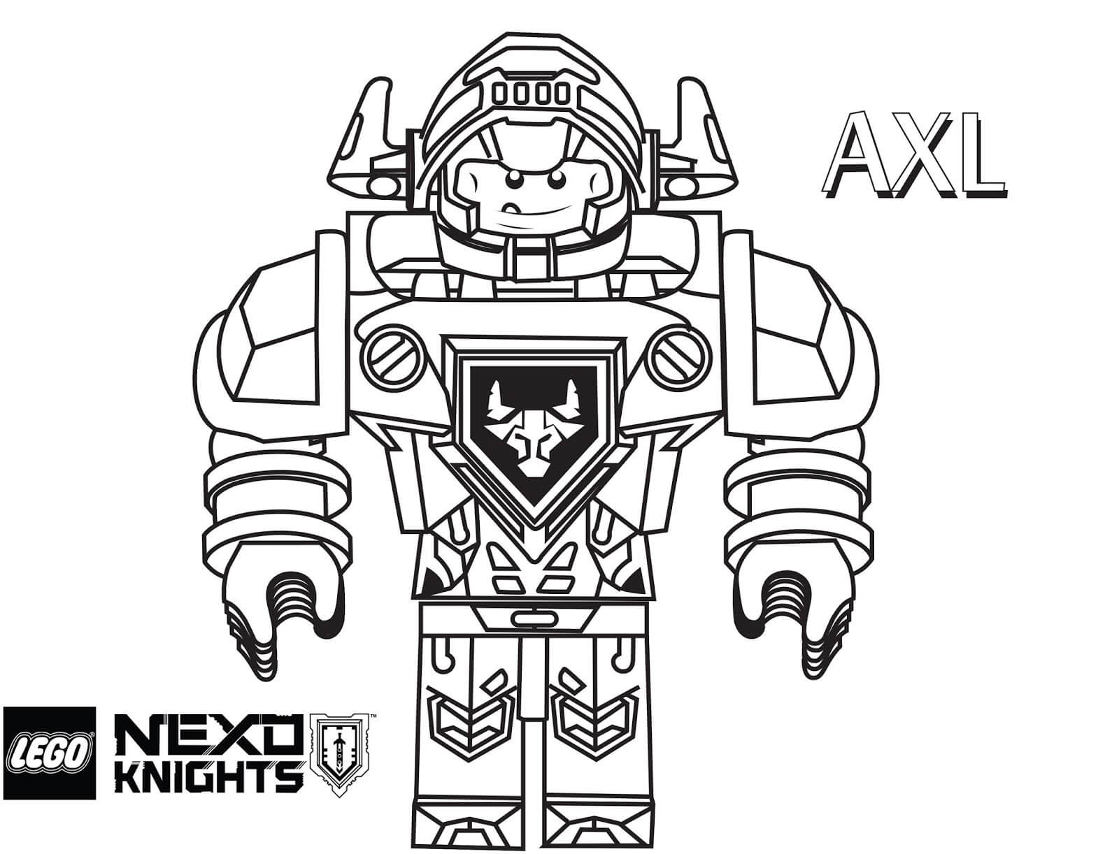 Axl Knight para colorir