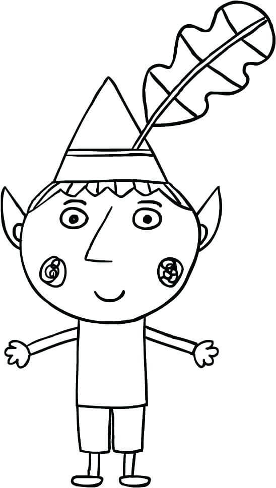 Desenhos de Ben Elf para colorir