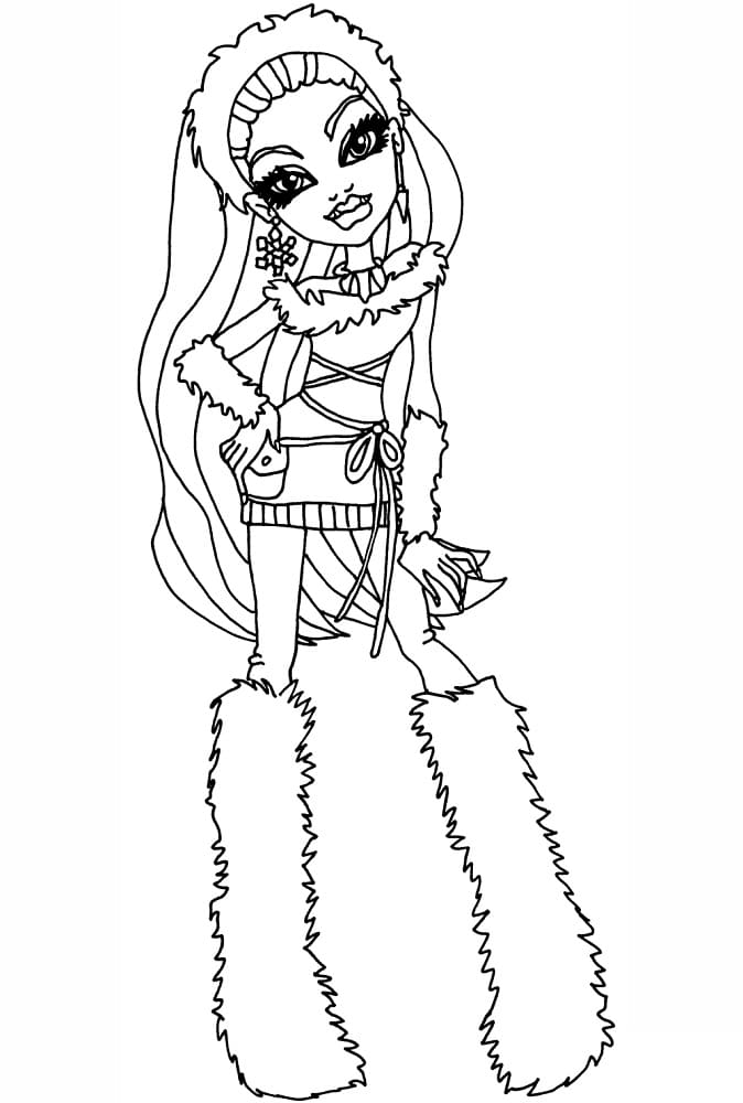 Desenhos de Desenhe Monster High - Página 1 para colorir