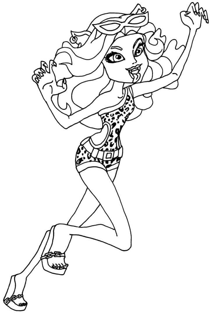 Desenhos de Desenhe Monster High - Página 10 para colorir