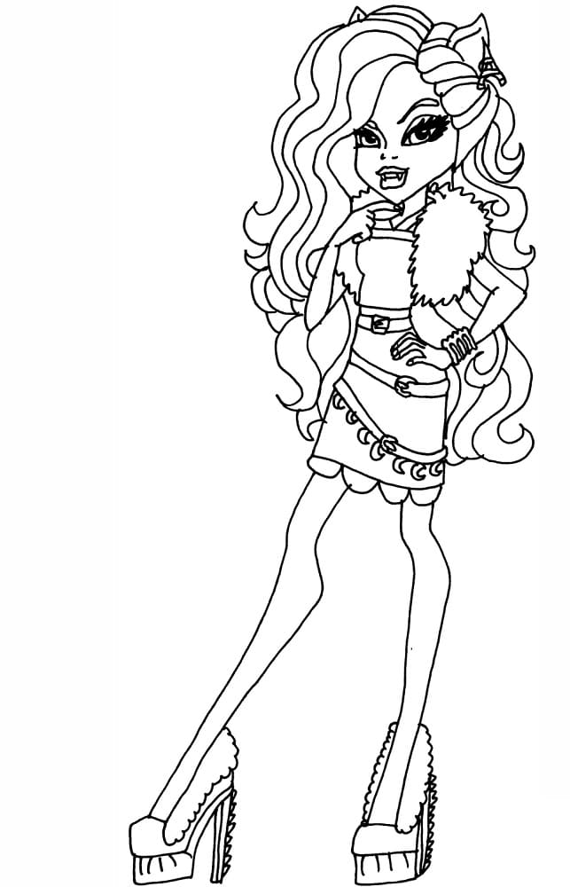 Desenhos de Desenhe Monster High - Página 11 para colorir