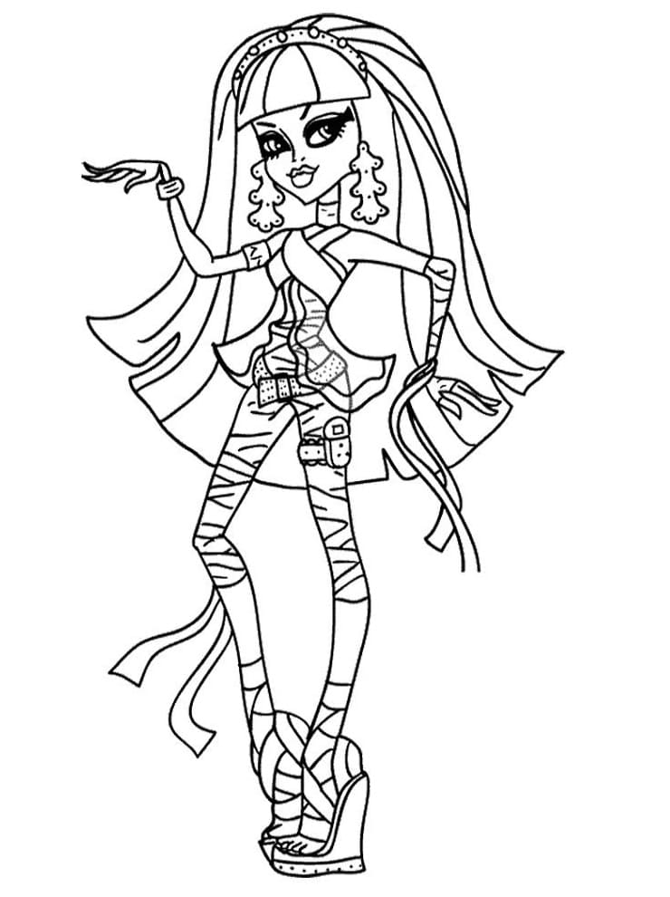 Desenhos de Desenhe Monster High - Página 14 para colorir