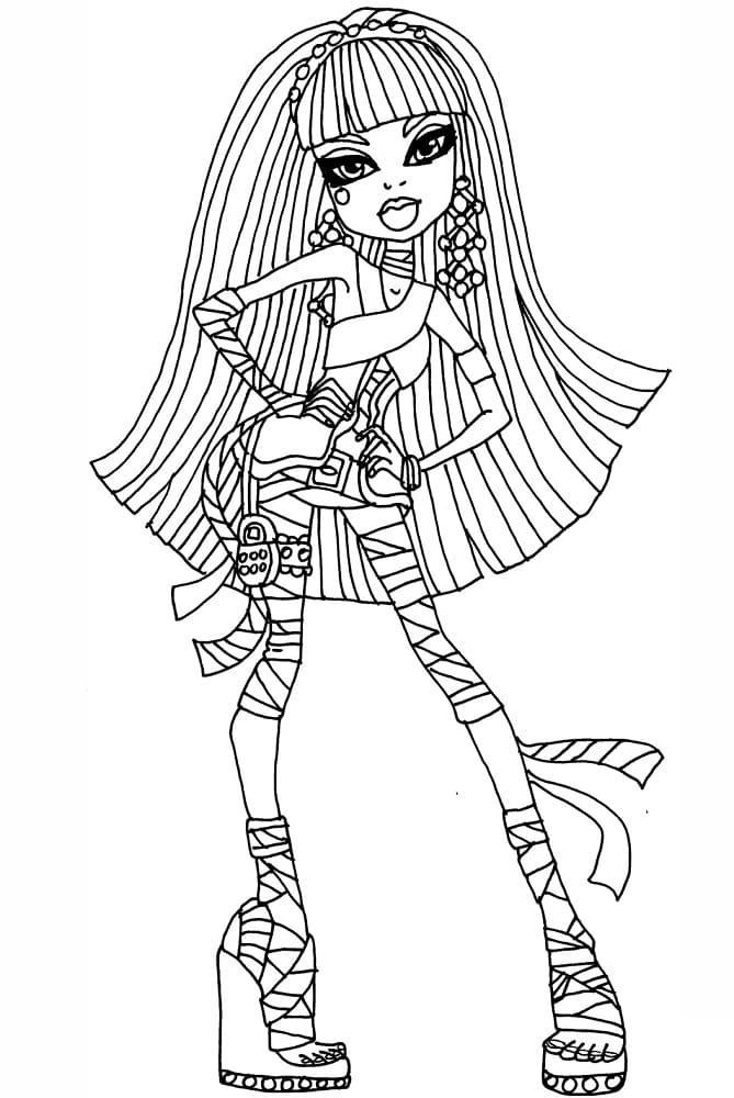 Desenhos de Desenhe Monster High - Página 16 para colorir