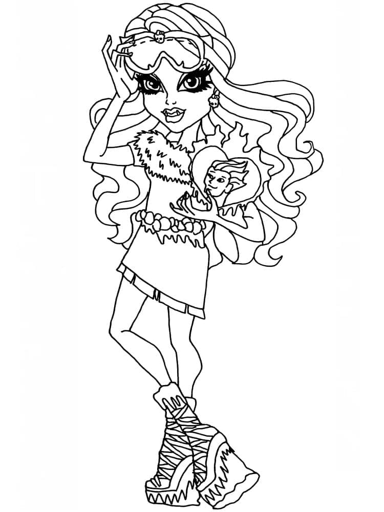 Desenhos de Desenhe Monster High - Página 2 para colorir