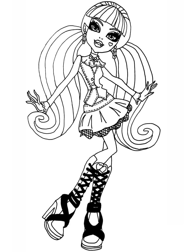 Desenhos de Desenhe Monster High - Página 20 para colorir