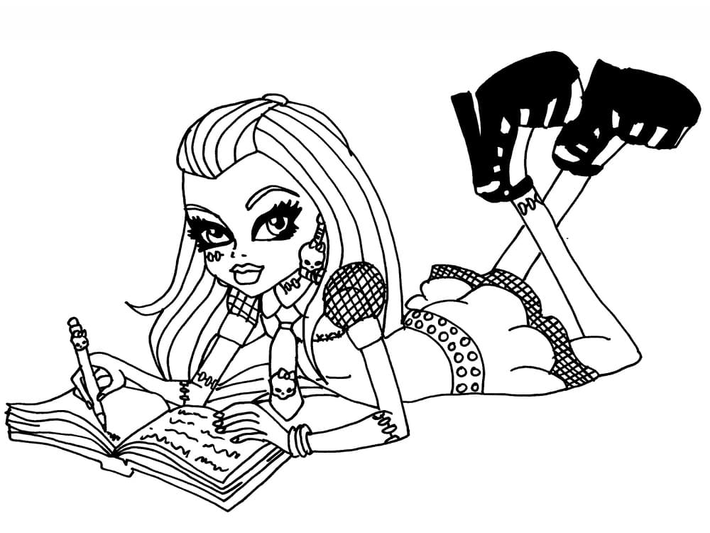 Desenhos de Desenhe Monster High - Página 22 para colorir