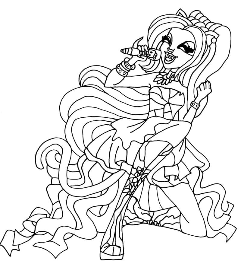 Desenhos de Desenhe Monster High - Página 6 para colorir