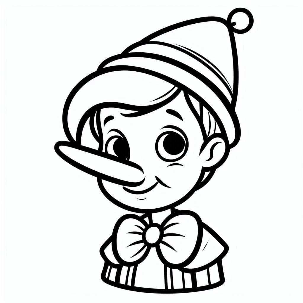 Desenhos de Desenhe Pinocchio em Disney para colorir